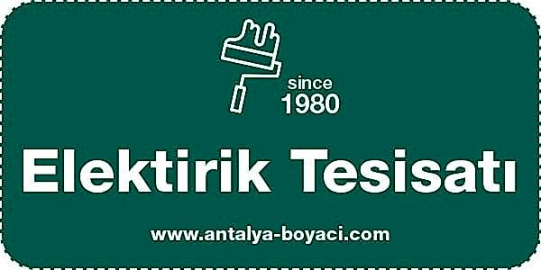 antalya elektrikçi